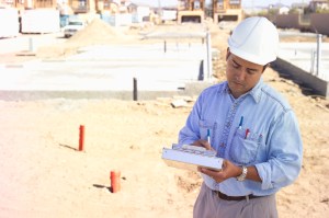 Building Contractor on Site