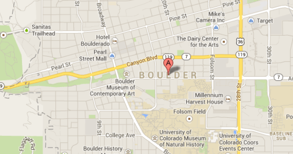 Boulder, CO Map